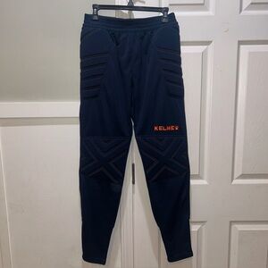 KELME Mens Soccer Goalie Padded Trousers Bottoms Pants small